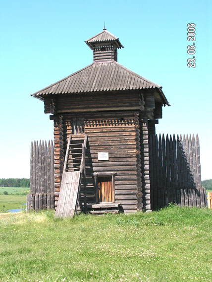 Башня острога. 1656 год.